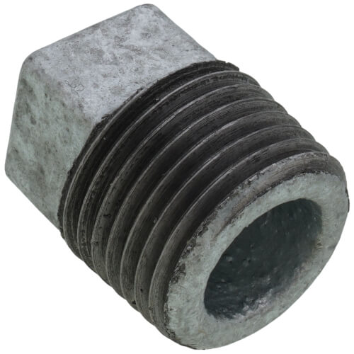 Main product image of 1/2" Galvanized Malleable Square Head Plug