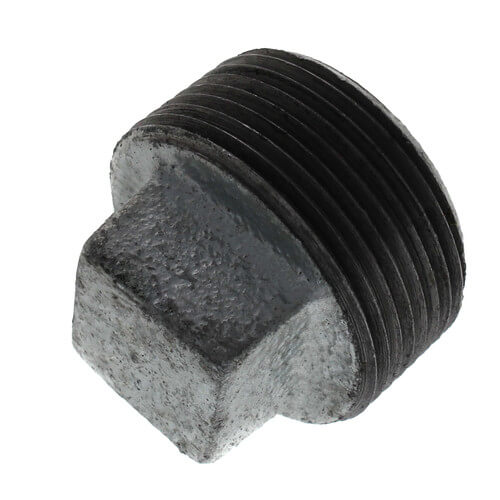 Main product image of 1-1/4" Galvanized Malleable Square Head Plug