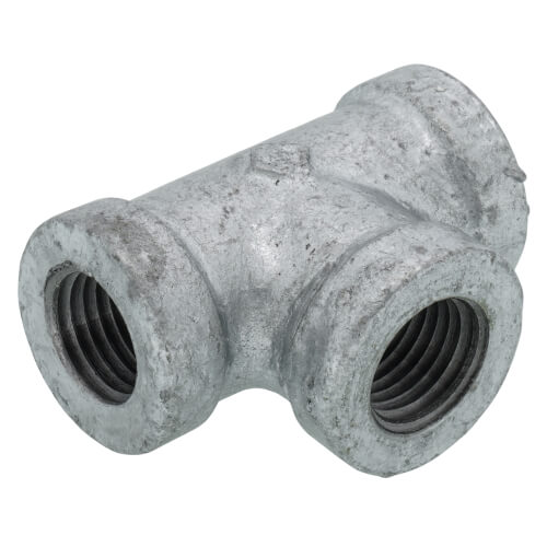 Main product image of 1/4" Galvanized Malleable Tee