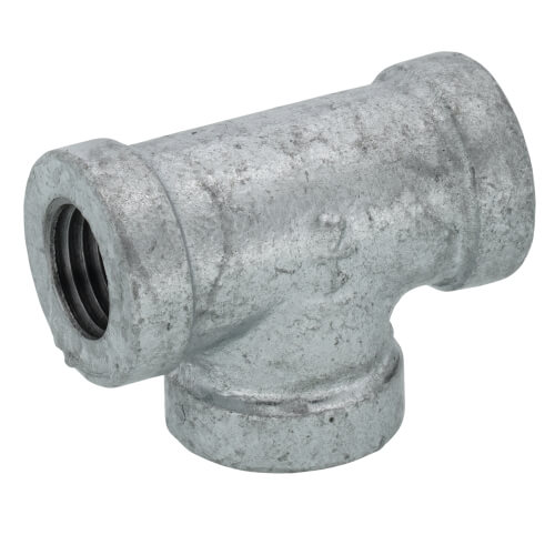 Main product image of 1/4" Galvanized Malleable Tee