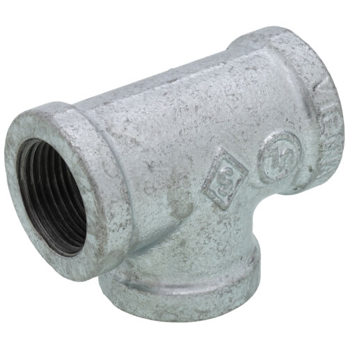 3/4" Galvanized Malleable Tee
