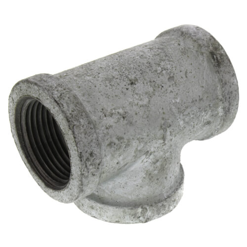 1" Galvanized Malleable Tee