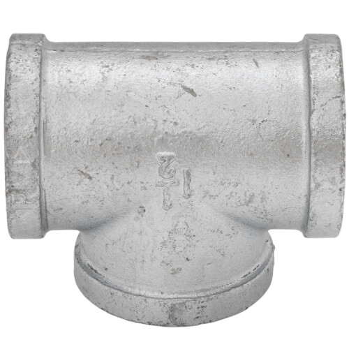 1-1/2" Galvanized Malleable Tee