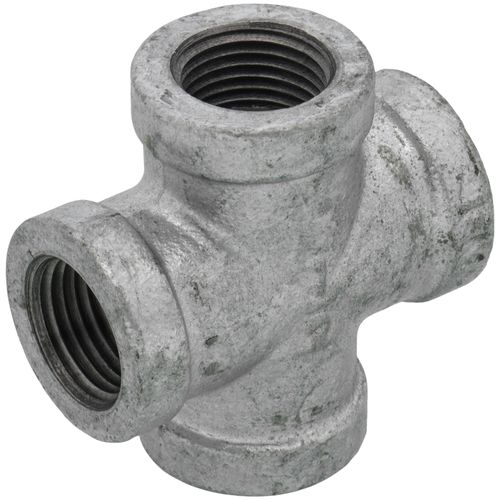 Main product image of 1/2" Galvanized Malleable Cross