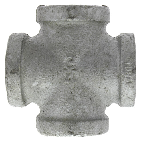 Main product image of 3/4" Galvanized Malleable Cross