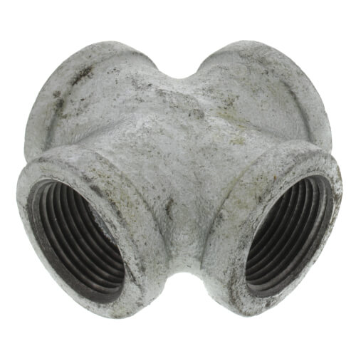 1" Galvanized Malleable Cross