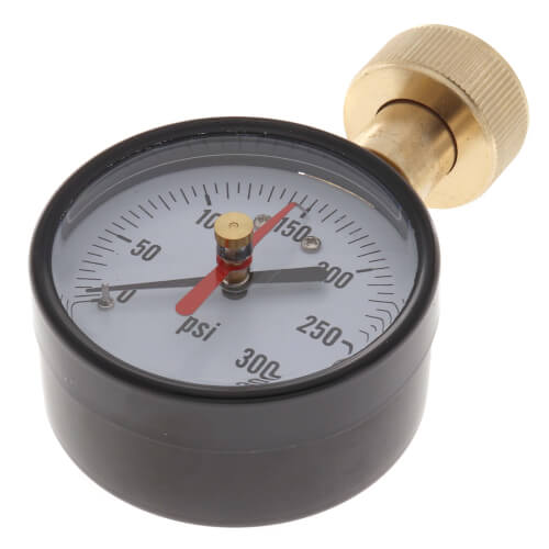 Main product image of Water Test Gauge, 3/4" Hose Thread (0 - 300 PSI)