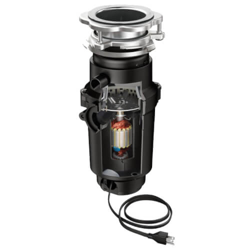 GXP33C Moen GXP33C GX PRO Lite Garbage Disposal with Power Cord, 1/3 HP