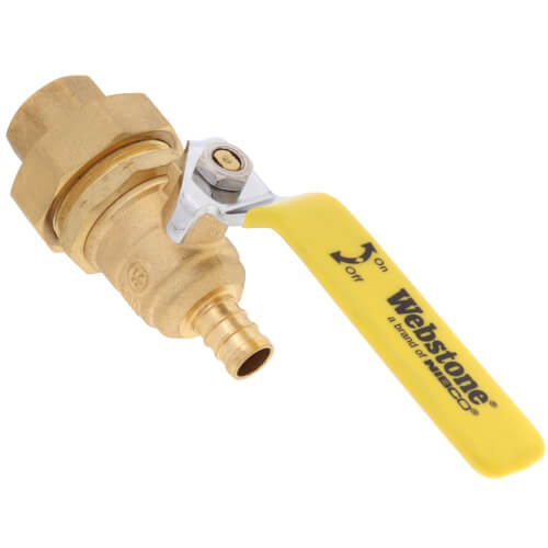 Main product image of 1/2" PEX Crimp x FNPT Union Ball Valve (Lead Free)