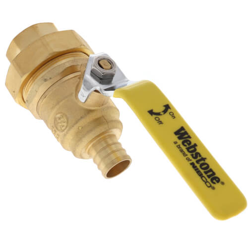 Main product image of 3/4" PEX Crimp x FNPT Union Ball Valve (Lead Free)