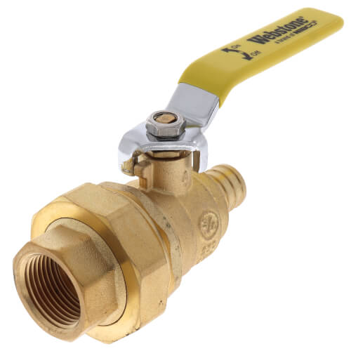 Main product image of 3/4" PEX Crimp x FNPT Union Ball Valve (Lead Free)