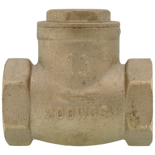 Main product image of 3/4" IPS Swing Check Valve - Brass (Lead Free)