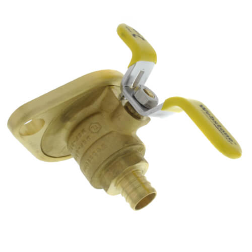 Main product image of 3/4" PEX Crimp Isolator Ball Valve w/ Detachable Rotating Flange, Lead Free