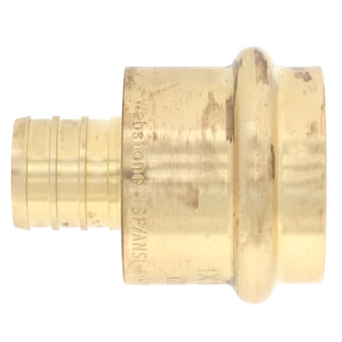 Main product image of 3/4" x 1" PEX Crimp x Copper Press Brass Adapter (Lead Free)