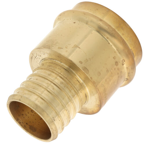 Main product image of 1-1/4" PEX Crimp x Copper Press Brass Adapter (Lead Free)