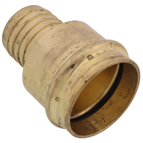 2" PEX Crimp x Copper Press Brass Adapter (Lead Free)