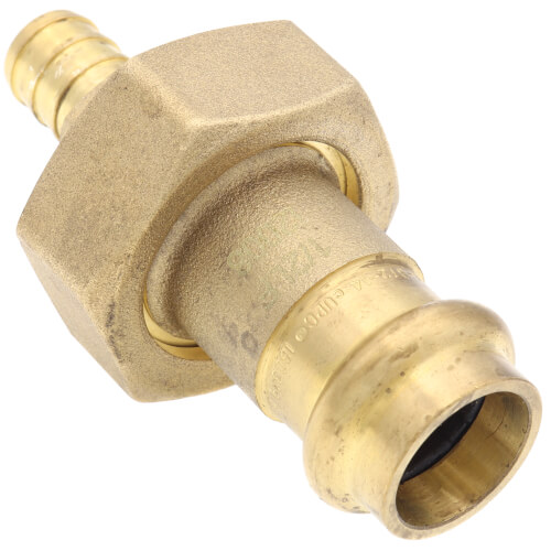 1/2" Press × PEX Crimp Transition Union (LF)