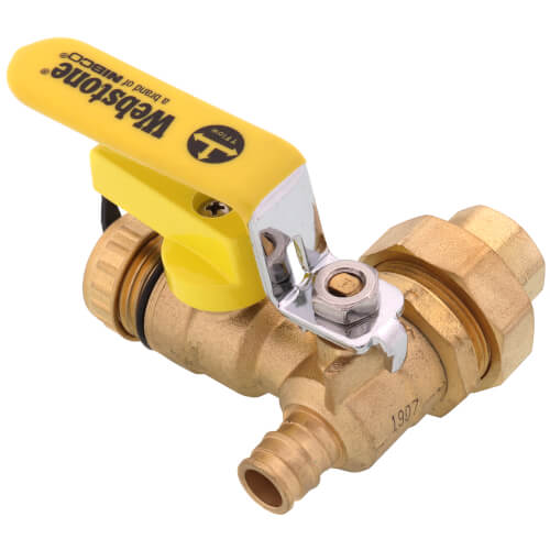 Main product image of 1/2" Expansion PEX x FNPT Union Pro-Pal Ball Valve w/ Drain & Reversible Handle (Lead Free)