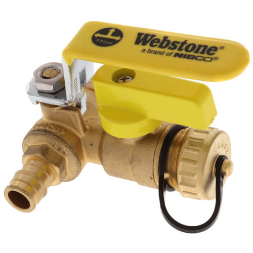 Main product image of 1/2" Expansion PEX Pro-Pal Ball Valve w/ Drain & Reversible Handle (Lead Free)