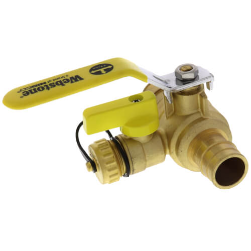 Main product image of 1" Expansion PEX Pro-Pal Ball Valve w/ Drain & Reversible Handle (Lead Free)