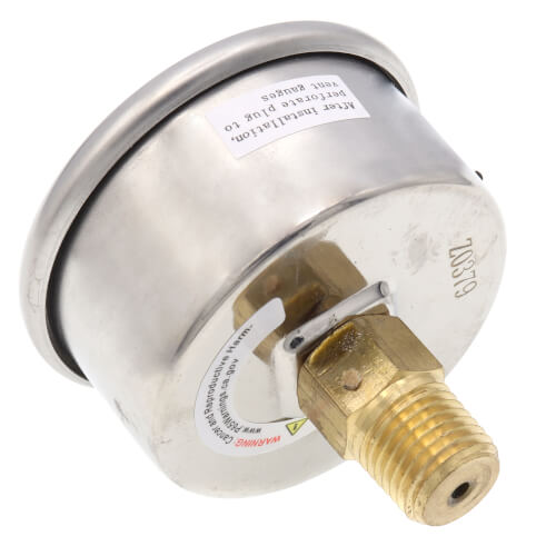 H31000 stone H31000 1/4" MIP, 2" Dial Stainless Steel Pressure