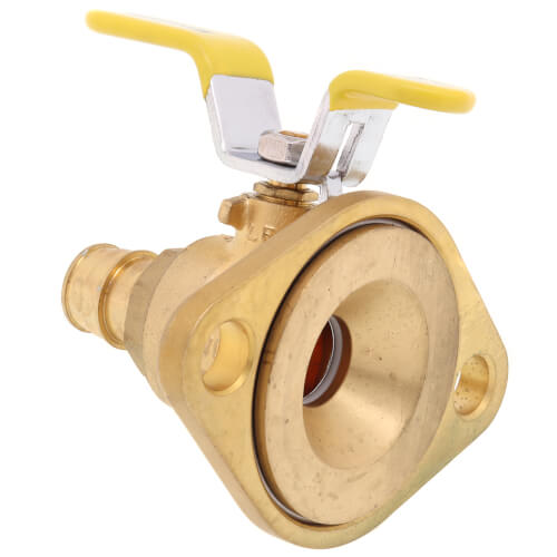 Main product image of 3/4" Expansion PEX Full Port Forged Brass Uni-Flange Isolator Flange w/ Rotating Flange (Lead Free)