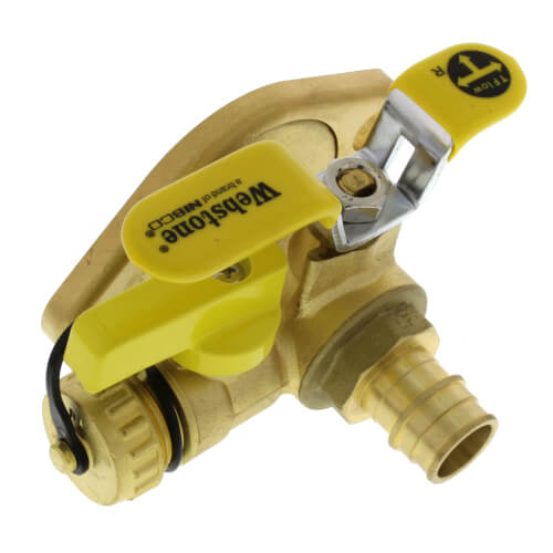 Main product image of 3/4" Expansion PEX Isolator Ball Valve w/ Multi-Function Drain & Rotating Flange, Lead Free