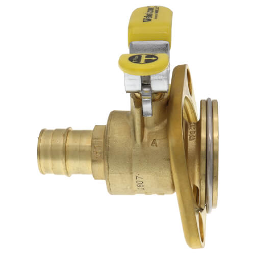 Main product image of 1" Expansion PEX Isolator Ball Valve w/ Multi-Function Drain & Rotating Flange, Lead Free