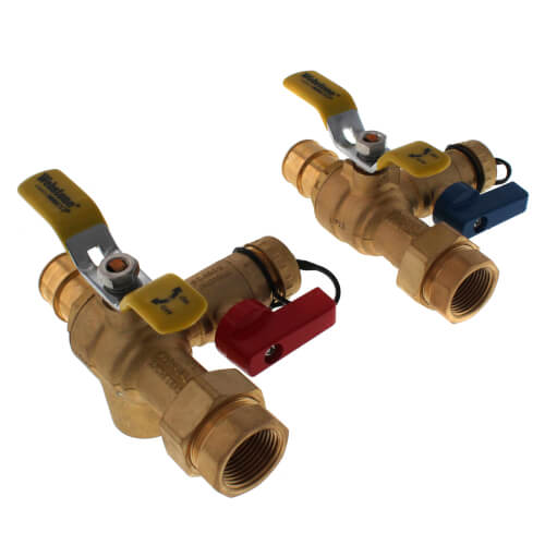 Main product image of 1" Expansion PEX Isolator E-X-P E2 Tankless Water Heater Service Valve Kit (Lead Free)