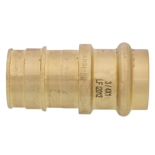 Main product image of 3/4" x 1" Copper Press x Expansion PEX Brass Adapter (Lead Free)