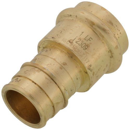 Main product image of 1" Expansion PEX x Copper Press Brass Adapter (Lead Free)