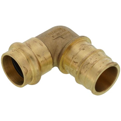 Main product image of 3/4" x 1" Copper Press x Expansion PEX Brass Transition Elbow (Lead Free)