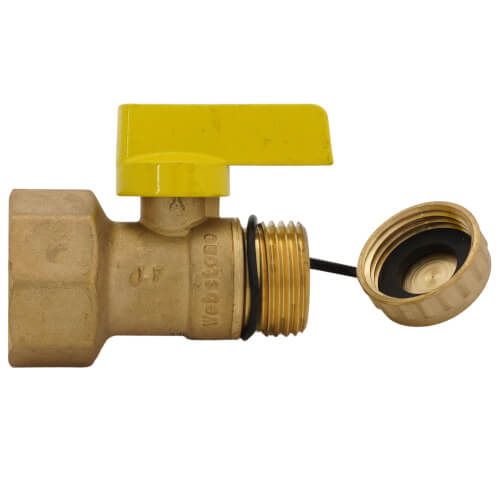 Robinet De Vidange En Laiton DZR - Filetages 1/2 Et 3/4 Pouce, Type A