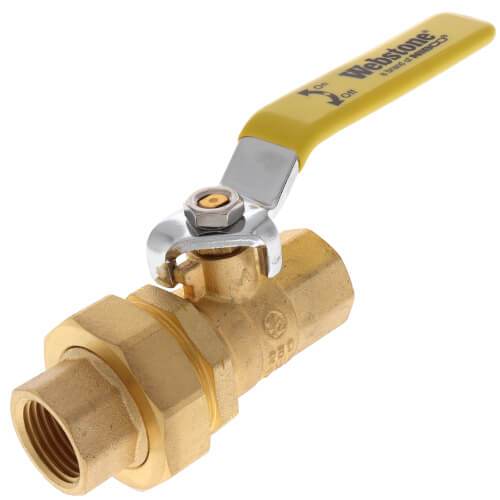 Main product image of 1/2" Threaded x FNPT Union Full Port Ball Valve (Lead Free)