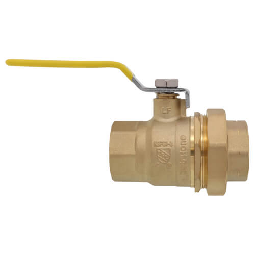 Main product image of 1-1/4" Threaded x FNPT Union Full Port Ball Valve (Lead Free)
