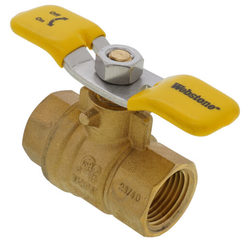 Main product image of 1/2" Threaded Full Port Ball Valve with Stainless Steel Wing (Lead Free)