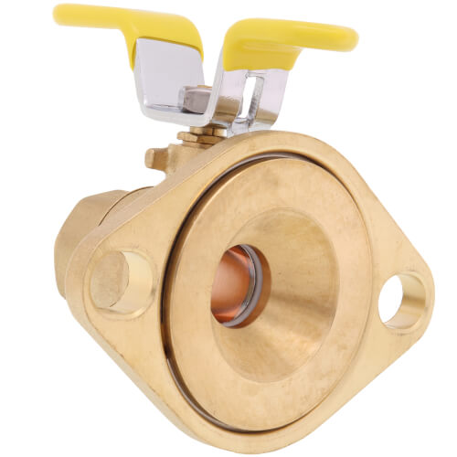 Main product image of 3/4" Threaded High Velocity Full Port Forged Brass Uni-Flange Isolator Flange w/ Rotating Flange (Lead Free)