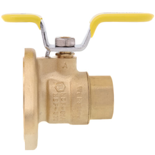 Main product image of 3/4" Threaded High Velocity Full Port Forged Brass Uni-Flange Isolator Flange w/ Rotating Flange (Lead Free)