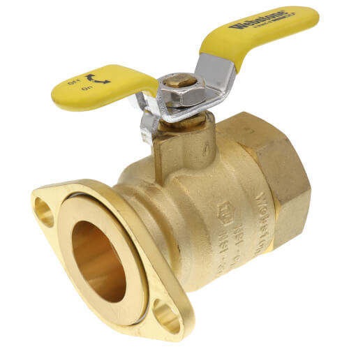 Main product image of 2" Threaded High Velocity Full Port Forged Brass Uni-Flange Isolator Flange w/ Rotating Flange (Lead Free)