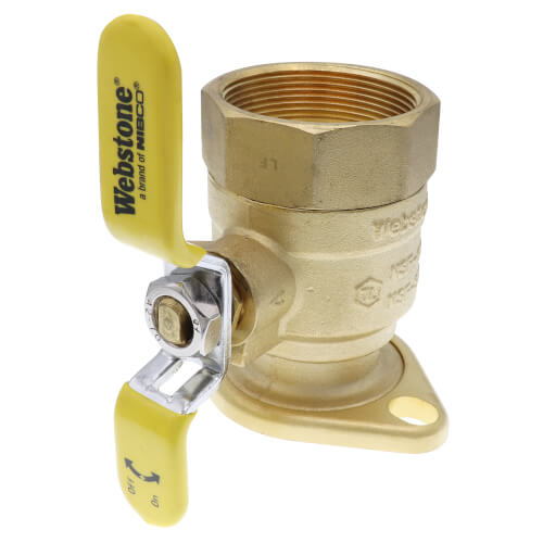 Main product image of 2" Threaded High Velocity Full Port Forged Brass Uni-Flange Isolator Flange w/ Rotating Flange (Lead Free)