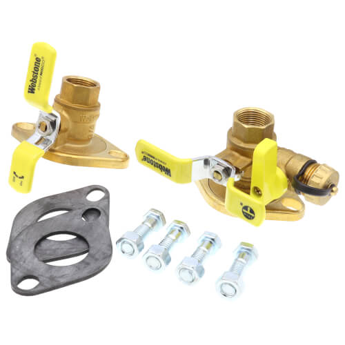 Main product image of 3/4" Threaded x Rotating Flange High Velocity Isolator Circulator Pump Install Kit