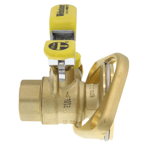 Main product image of 3/4" Threaded High Velocity Brass Uni-Flange Isolator Flange w/ Multi-Function Drain & Rotating Flange (LF)