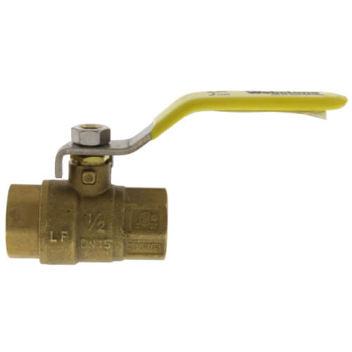 Main product image of 1/2" Threaded Full Port Ball Valve w/ Stainless Steel Lever