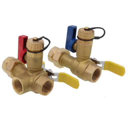 Main product image of 3/4" IPS Isolator E-X-P E2 Tankless Water Heater Service Valve Kit (Lead Free)