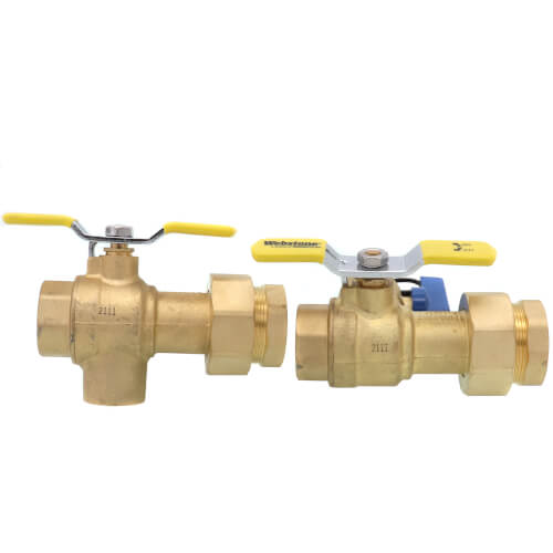 Main product image of 1" IPS Isolator E-X-P E2 Tankless Water Heater Service Valve Kit w/ 30 PSI PRV