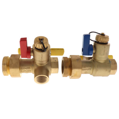 Main product image of 1" IPS Isolator E-X-P E2 Tankless Water Heater Service Valve Kit (Lead Free)