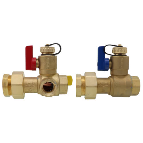 Main product image of 1" IPS Isolator E-X-P E2 Tankless Water Heater Service Valve Kit w/ 150 PSI PRV (Lead Free)