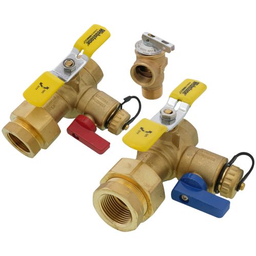 Main product image of 1" IPS Isolator E-X-P E2 Tankless Water Heater Service Valve Kit w/ 150 PSI PRV