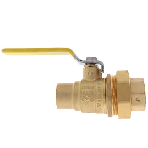 Main product image of 3/4" Sweat x FNPT Union Full Port Ball Valve (Lead Free)