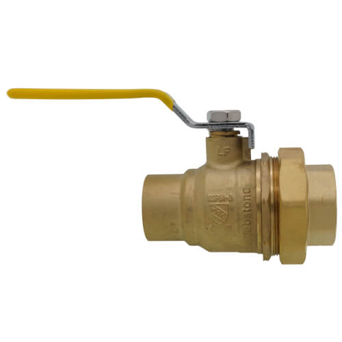Main product image of 1-1/4" Sweat x FNPT Union Full Port Ball Valve (Lead Free)